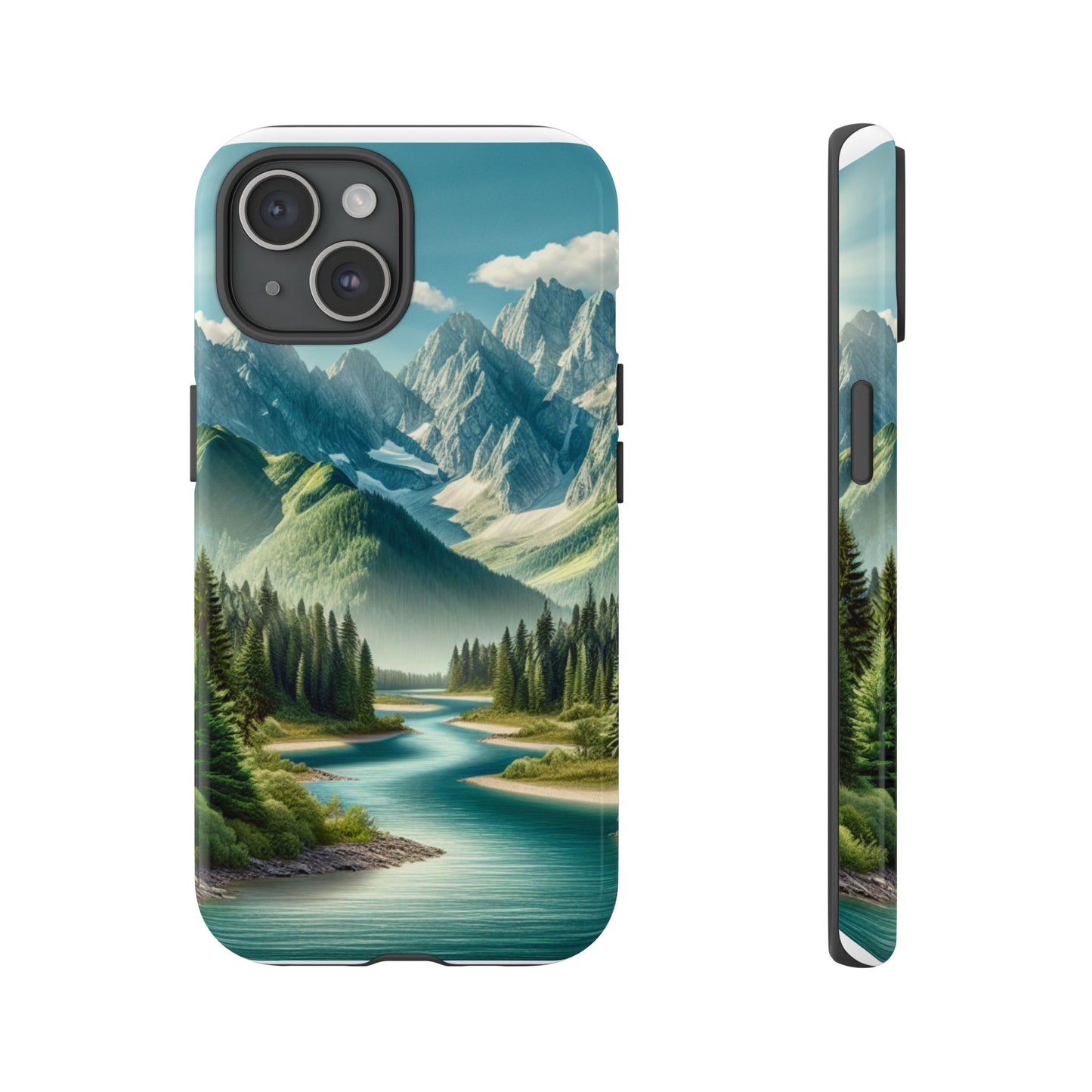 Mountain Landscape Phone Case, Tough Cases for Nature Lovers, Eco-Friendly Phone Cover, Gifts for Adventurers, Scenic Phone Accessories