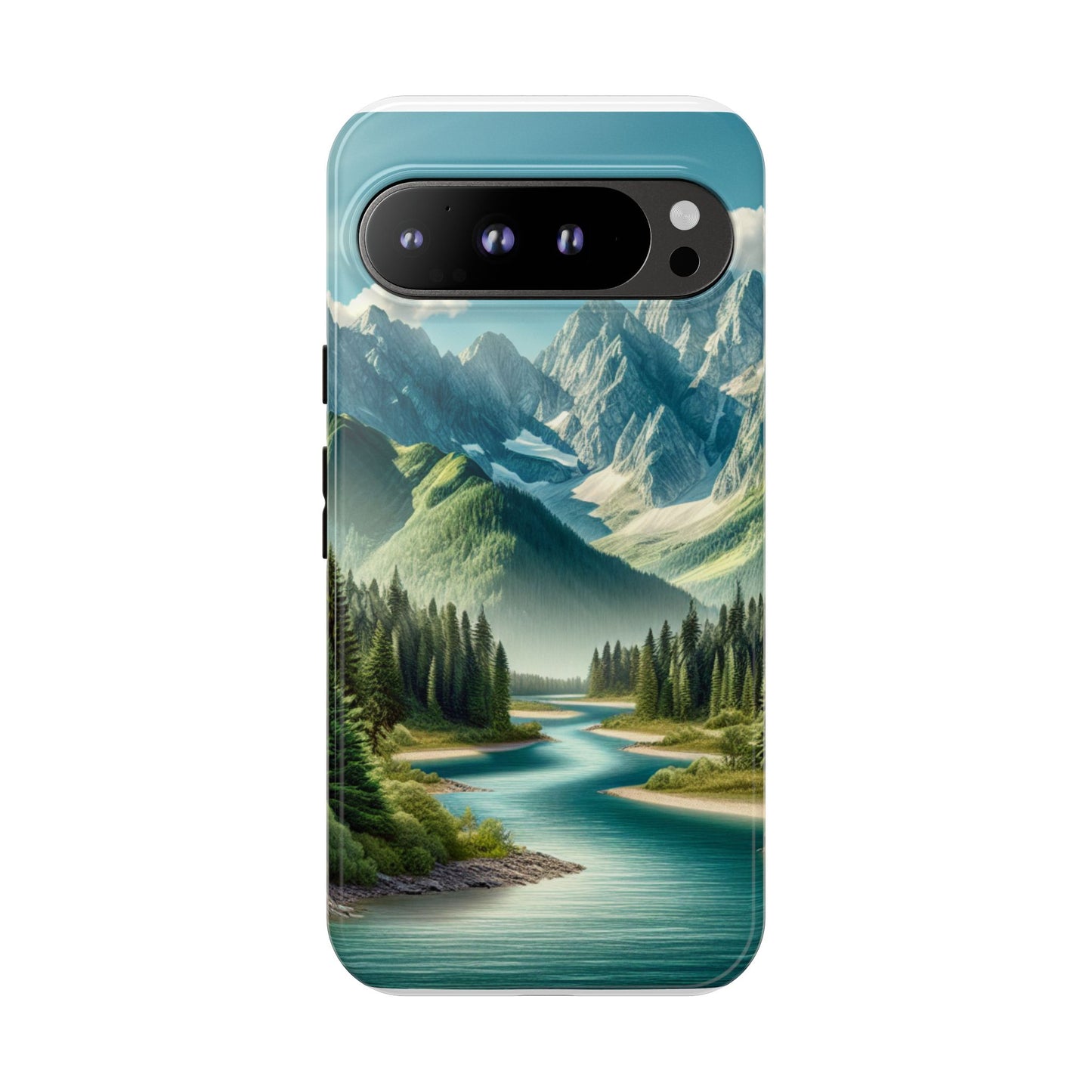 Mountain Landscape Phone Case, Tough Cases for Nature Lovers, Eco-Friendly Phone Cover, Gifts for Adventurers, Scenic Phone Accessories
