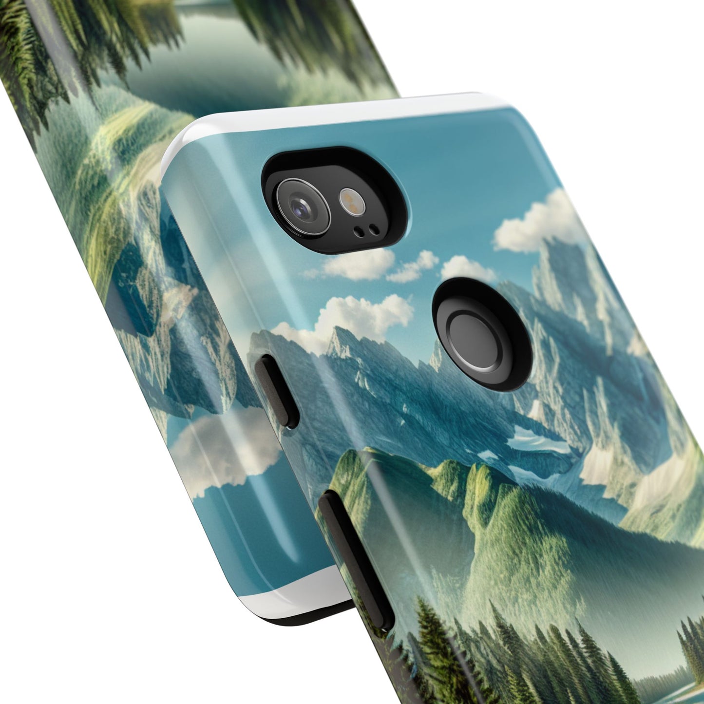 Mountain Landscape Phone Case, Tough Cases for Nature Lovers, Eco-Friendly Phone Cover, Gifts for Adventurers, Scenic Phone Accessories