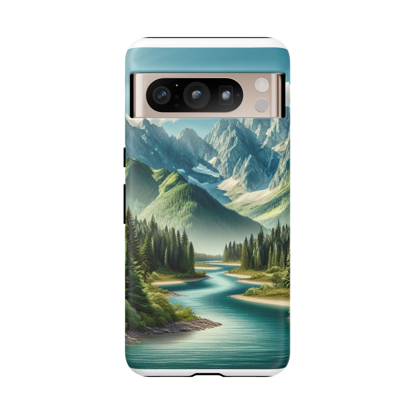 Mountain Landscape Phone Case, Tough Cases for Nature Lovers, Eco-Friendly Phone Cover, Gifts for Adventurers, Scenic Phone Accessories