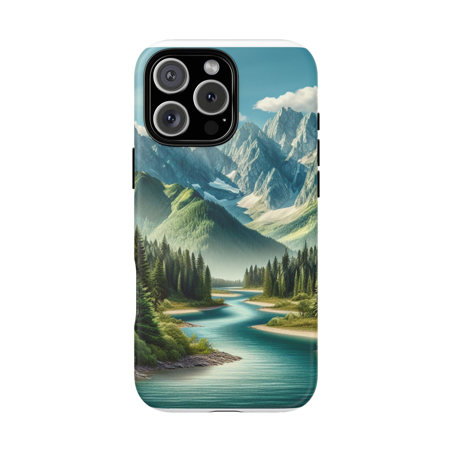 Mountain Landscape Phone Case, Tough Cases for Nature Lovers, Eco-Friendly Phone Cover, Gifts for Adventurers, Scenic Phone Accessories