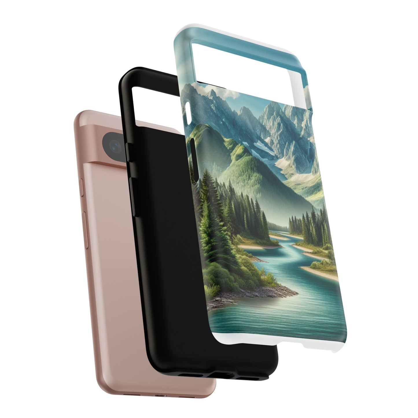 Mountain Landscape Phone Case, Tough Cases for Nature Lovers, Eco-Friendly Phone Cover, Gifts for Adventurers, Scenic Phone Accessories