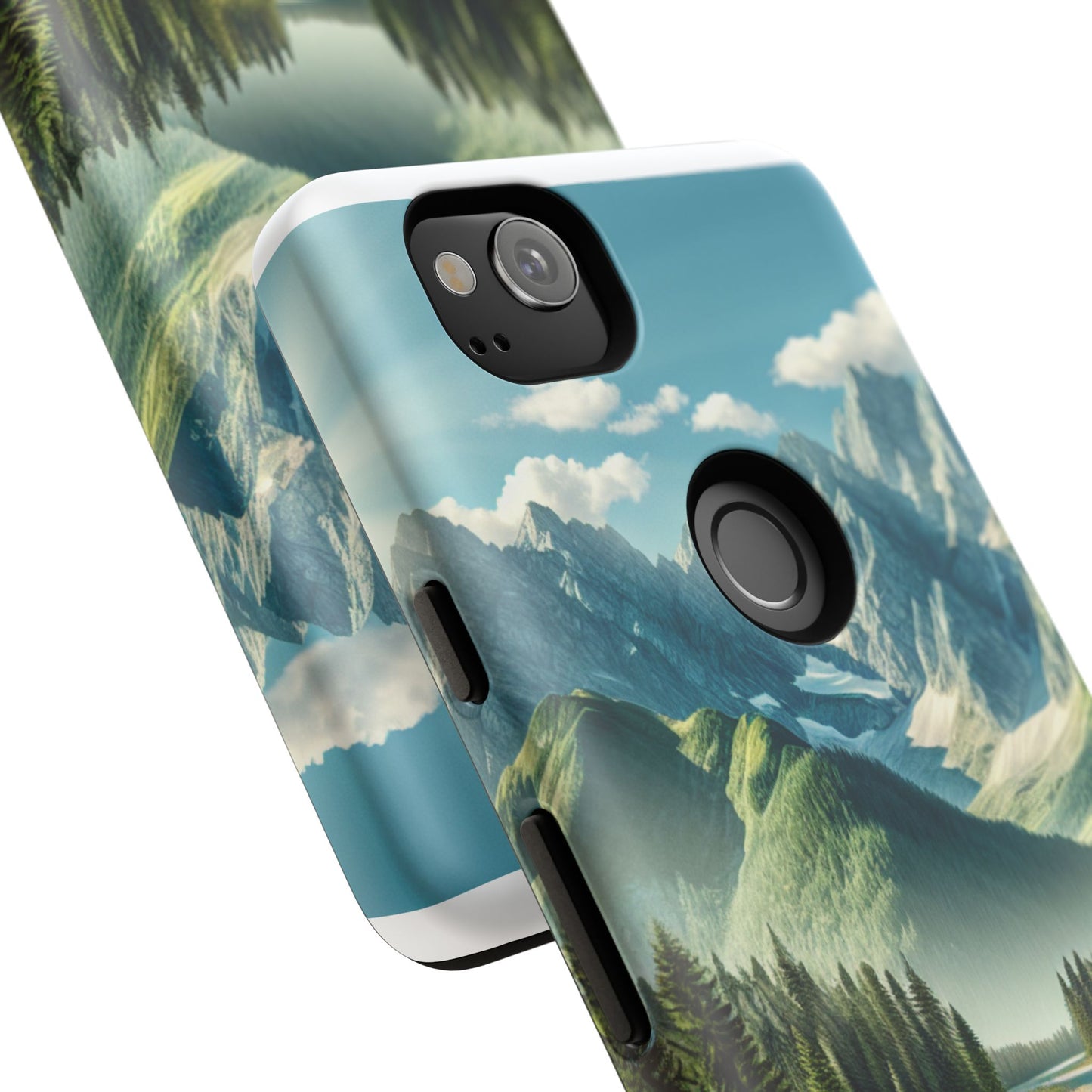 Mountain Landscape Phone Case, Tough Cases for Nature Lovers, Eco-Friendly Phone Cover, Gifts for Adventurers, Scenic Phone Accessories
