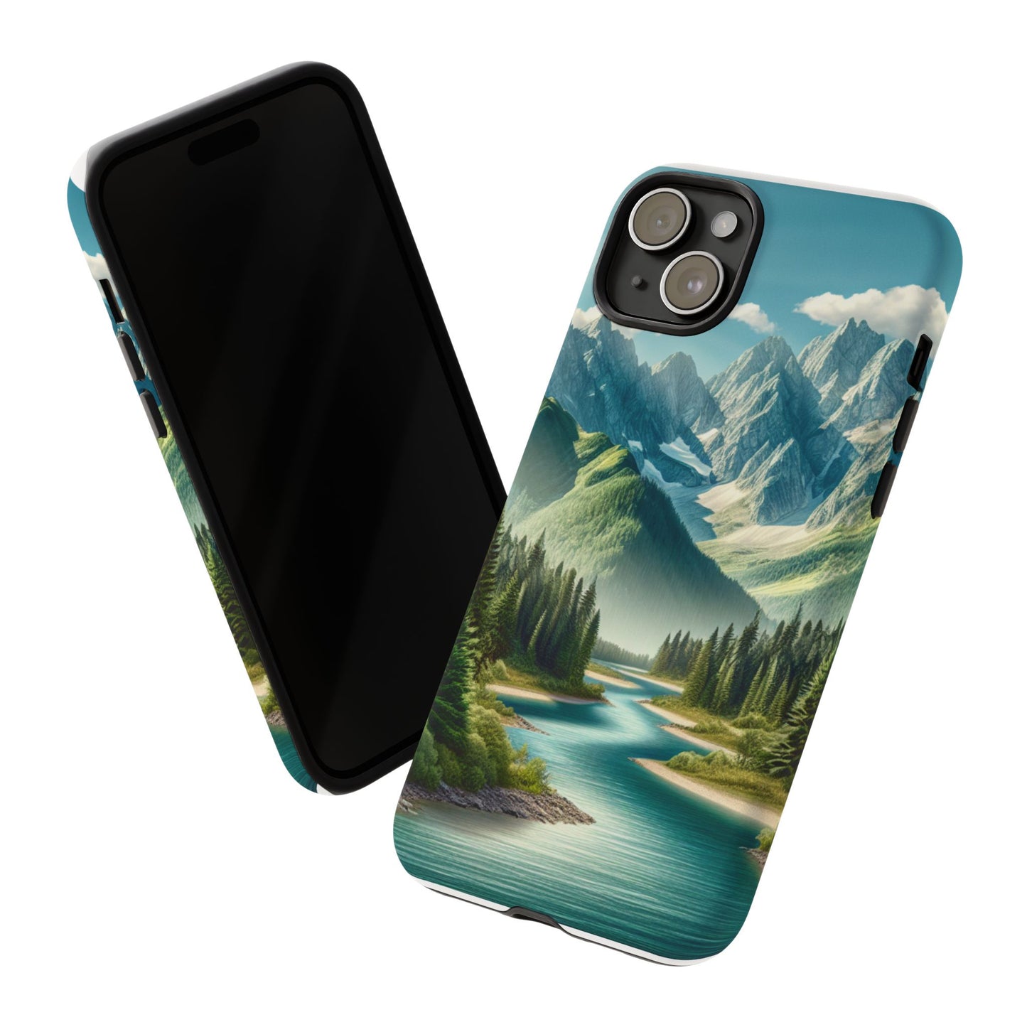 Mountain Landscape Phone Case, Tough Cases for Nature Lovers, Eco-Friendly Phone Cover, Gifts for Adventurers, Scenic Phone Accessories