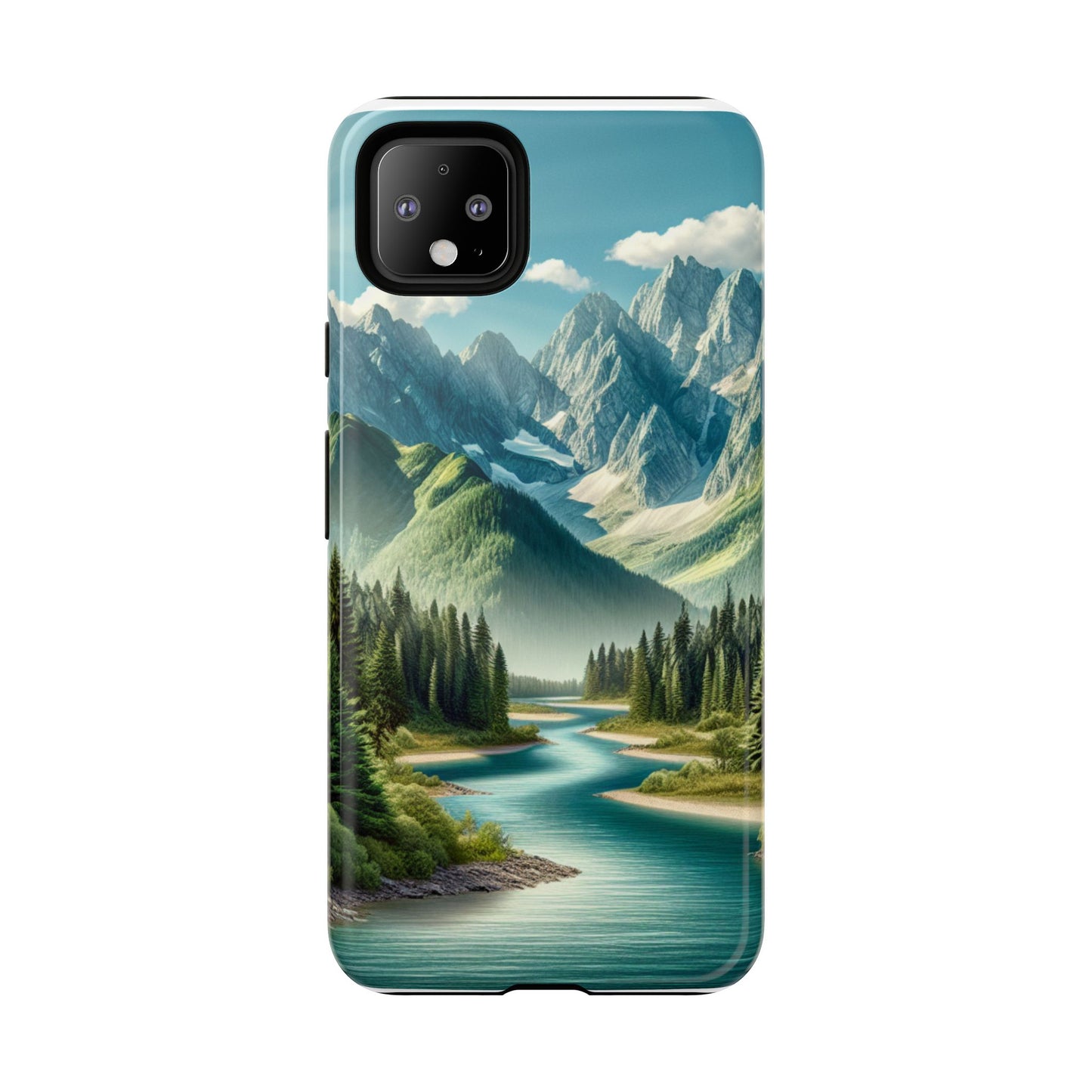 Mountain Landscape Phone Case, Tough Cases for Nature Lovers, Eco-Friendly Phone Cover, Gifts for Adventurers, Scenic Phone Accessories