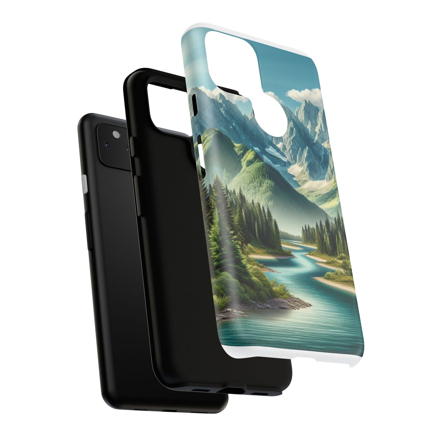 Mountain Landscape Phone Case, Tough Cases for Nature Lovers, Eco-Friendly Phone Cover, Gifts for Adventurers, Scenic Phone Accessories