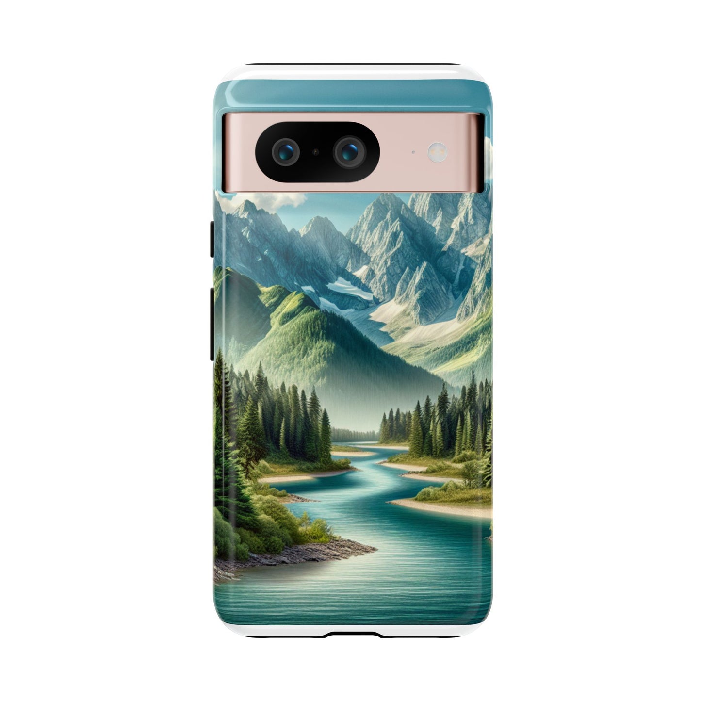 Mountain Landscape Phone Case, Tough Cases for Nature Lovers, Eco-Friendly Phone Cover, Gifts for Adventurers, Scenic Phone Accessories