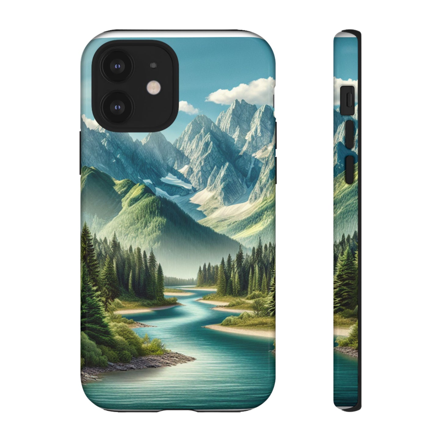 Mountain Landscape Phone Case, Tough Cases for Nature Lovers, Eco-Friendly Phone Cover, Gifts for Adventurers, Scenic Phone Accessories