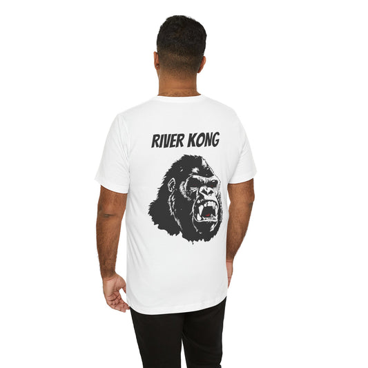 Unisex Graphic Tee - Rule the River, River Kong, Gorilla Shirt, Adventure Apparel, Gift for Nature Lovers